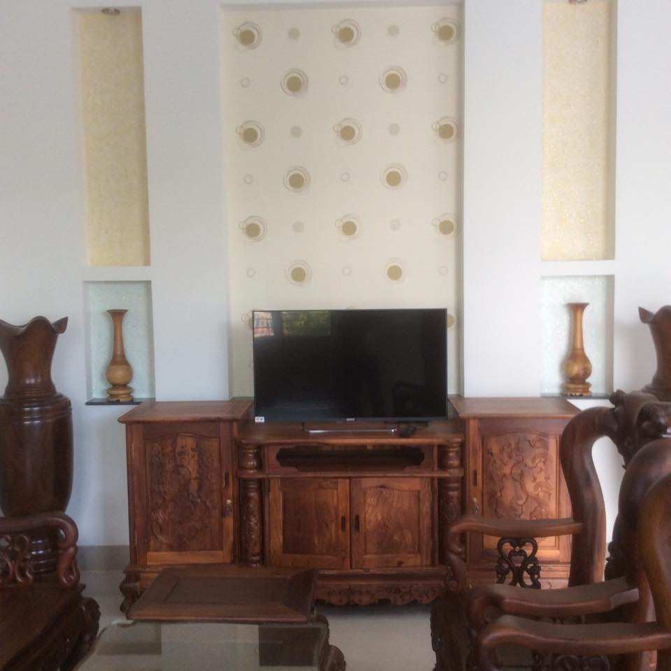 giấy dán tường phòng khách
