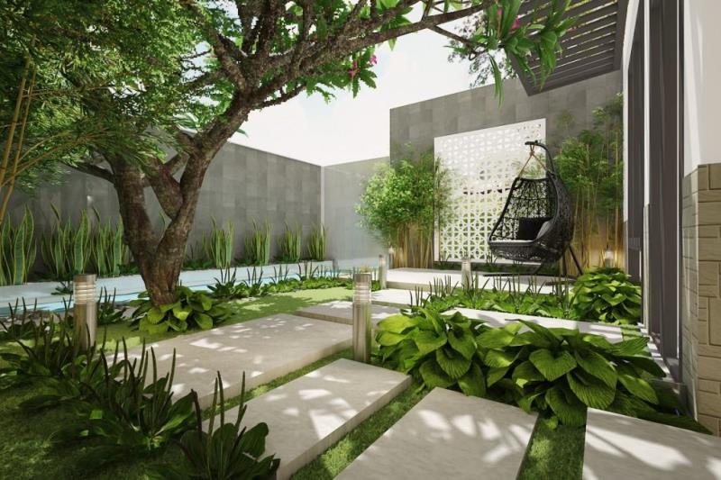nhà đẹp xanh mát