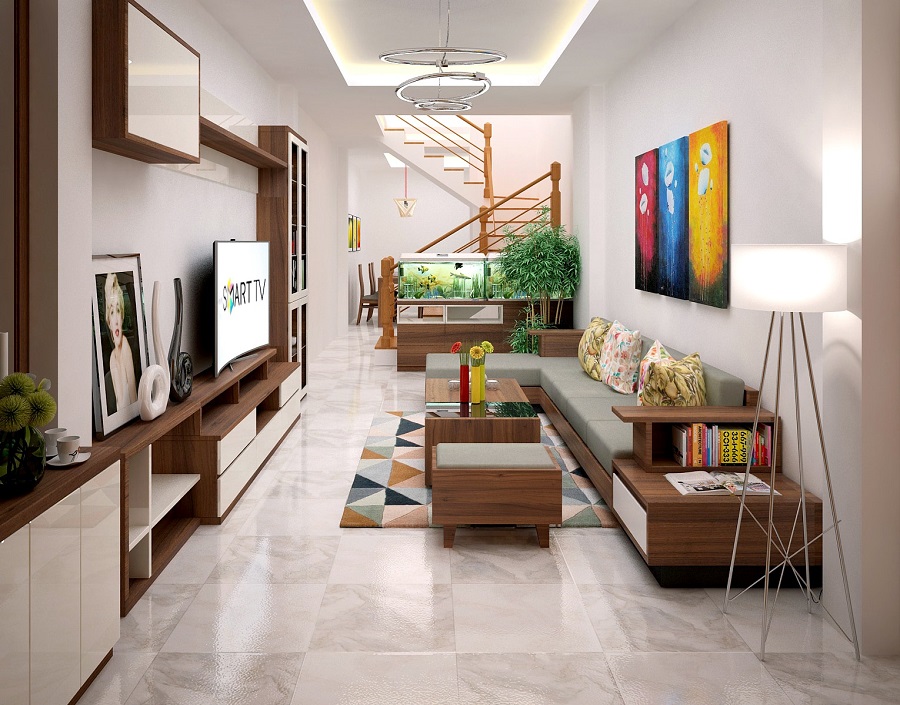 Nội thất phòng khách hiện đại