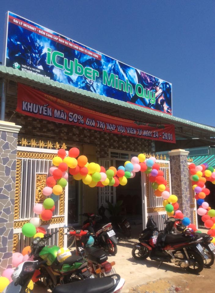 trang trí tiệm internet icyber tây ninh